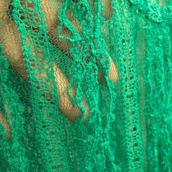 Green Ruffled Rue21 Tank Top - Picture 5 of 6